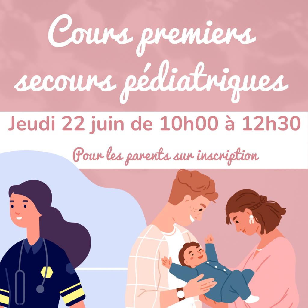 Cours premiers secours pédiatriques