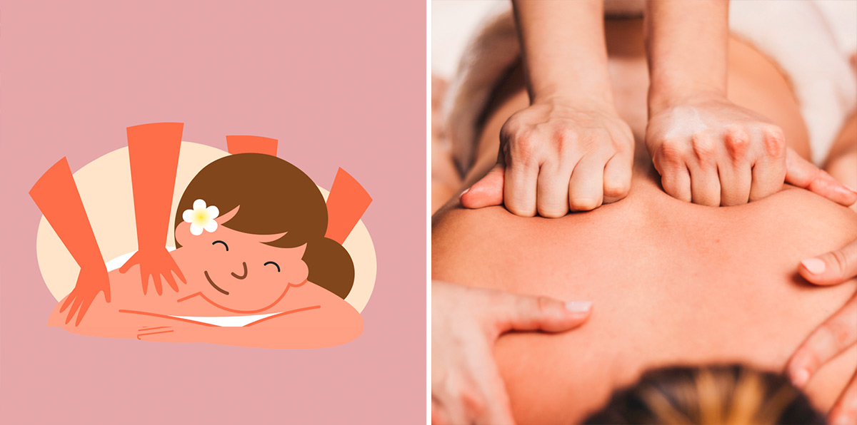 massage du dos postnatal